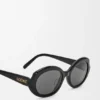Gafas de sol mini ovaladas y delgadas