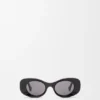 Gafas de sol ovaladas «Maxi Anagram» con bordes biselados
