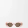 Gafas de sol ovaladas «Maxi Anagram» con bordes biselados
