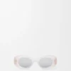 Gafas de sol ovaladas «Maxi Anagram» con bordes biselados