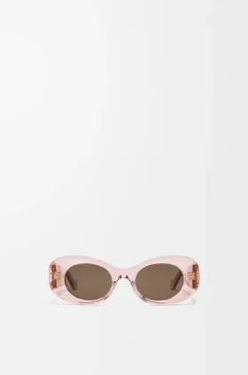 Gafas de sol ovaladas «Maxi Anagram» con bordes biselados