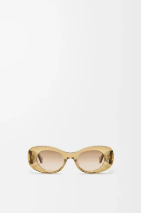 Gafas de sol ovaladas «Maxi Anagram» con bordes biselados