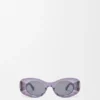 Gafas de sol ovaladas «Maxi Anagram» con bordes biselados