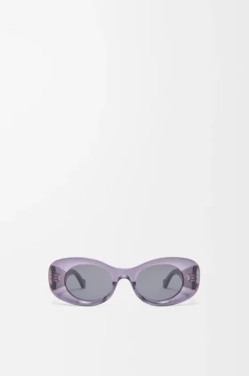 Gafas de sol ovaladas «Maxi Anagram» con bordes biselados