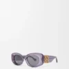 Gafas de sol ovaladas «Maxi Anagram» con bordes biselados