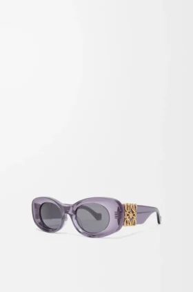 Gafas de sol ovaladas «Maxi Anagram» con bordes biselados
