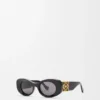 Gafas de sol ovaladas «Maxi Anagram» con bordes biselados