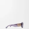 Gafas de sol ovaladas «Maxi Anagram» con bordes biselados