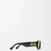 Gafas de sol ovaladas «Maxi Anagram» con bordes biselados