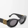Gafas de sol ovaladas «Maxi Anagram» con bordes biselados