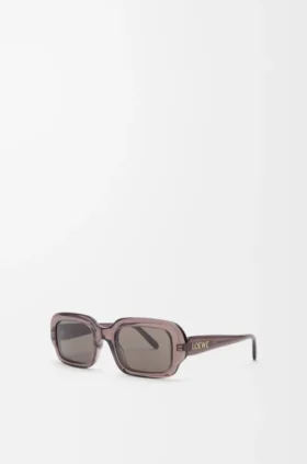Gafas de sol rectangulares y delgadas