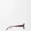 Gafas de sol rectangulares y delgadas