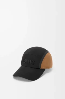 Gorra Camp de lona y gamuza