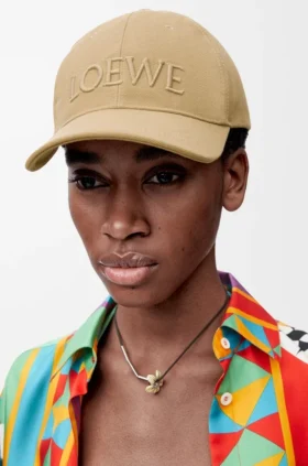 Gorra de lona de loewe