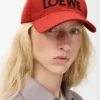 Gorra Loewe de lona de algodón Gorra Loewe de lona de algodón