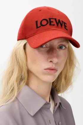 Gorra Loewe de lona de algodón