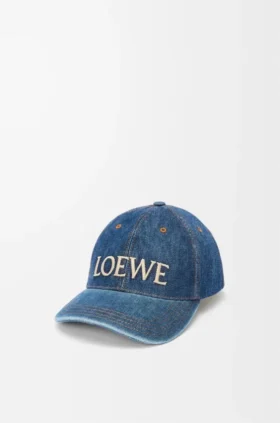Gorra Loewe de mezclilla
