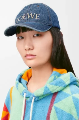 Gorra Loewe de mezclilla