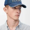 Gorra Loewe de mezclilla Gorra Loewe de mezclilla