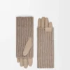 Guantes de cachemira y piel de cordero napa Guantes de cachemira y piel de cordero napa