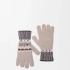 Guantes de mezcla de lana