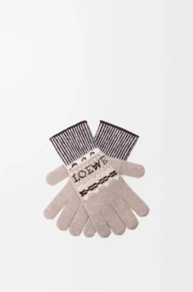 Guantes de mezcla de lana
