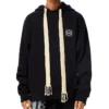 Hombre» Camiseta de manga larga con capucha y bordado «Anagram» de loewe, azul marino H6109700Si-5110