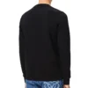 Hombre» loewe Anagram, camiseta deportiva clásica de algodón con cuello redondo y letras bordadas, color negro, H526341Xa1-1100
