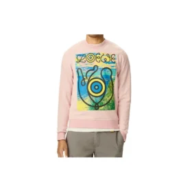 Hombres Loewe Pink Eye Printing Rojo H6299940Pc-7080