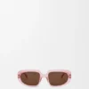 Mini Anagram Steps: Gafas de sol rectangulares Mini Anagram Steps: Gafas de sol rectangulares
