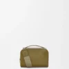 Mini bolso cruzado para cámara en piel de becerro de grano suave Mini bolso cruzado para cámara en piel de becerro de grano suave