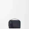 Mini bolso cruzado para cámara en piel de becerro de grano suave Mini bolso cruzado para cámara en piel de becerro de grano suave