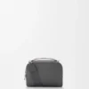Mini bolso cruzado para cámara en piel de becerro de grano suave Mini bolso cruzado para cámara en piel de becerro de grano suave