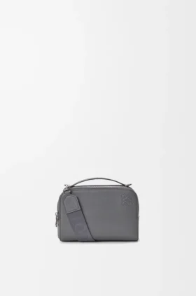 Mini bolso cruzado para cámara en piel de becerro de grano suave