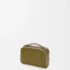 Mini bolso cruzado para cámara en piel de becerro de grano suave Mini bolso cruzado para cámara en piel de becerro de grano suave