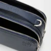 Mini bolso cruzado para cámara en piel de becerro de grano suave Mini bolso cruzado para cámara en piel de becerro de grano suave
