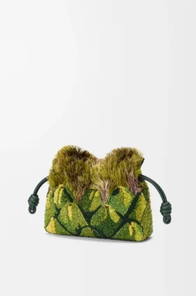 Mini bolso de mano Flamenco con abalorios