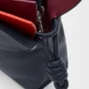 Mini bolso de mano Flamenco con capas en piel de becerro napa Mini bolso de mano Flamenco con capas en piel de becerro napa