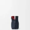 Mini bolso de mano Flamenco con capas en piel de becerro napa Mini bolso de mano Flamenco con capas en piel de becerro napa