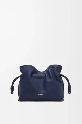 Mini bolso de mano Flamenco en piel de becerro napa