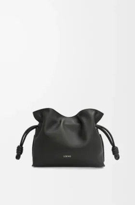 Mini bolso de mano Flamenco en piel de becerro napa