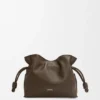 Mini bolso de mano Flamenco en piel de becerro napa Mini bolso de mano Flamenco en piel de becerro napa