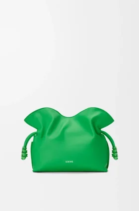 Mini bolso de mano Flamenco en piel de becerro napa