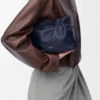 Mini bolso de mano Flamenco en piel de becerro napa Mini bolso de mano Flamenco en piel de becerro napa