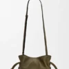 Mini bolso de mano Flamenco en piel de becerro napa Mini bolso de mano Flamenco en piel de becerro napa