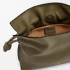 Mini bolso de mano Flamenco en piel de becerro napa Mini bolso de mano Flamenco en piel de becerro napa