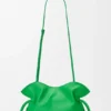 Mini bolso de mano Flamenco en piel de becerro napa Mini bolso de mano Flamenco en piel de becerro napa