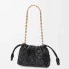 Mini Flamenco Purse en piel de becerro napa plisada Mini Flamenco Purse en piel de becerro napa plisada