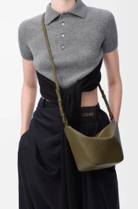 Mini Hammock Hobo en piel de becerro clásica