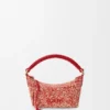 Minibolso Cala en rafia melange Minibolso Cala en rafia melange